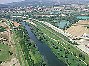 Una panoramica del parco fluviale